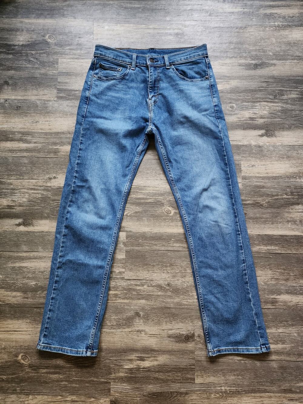 Levi's 506 Men's Jeans W30 L30 Blue Medium Wash Comfort Straight Stretch